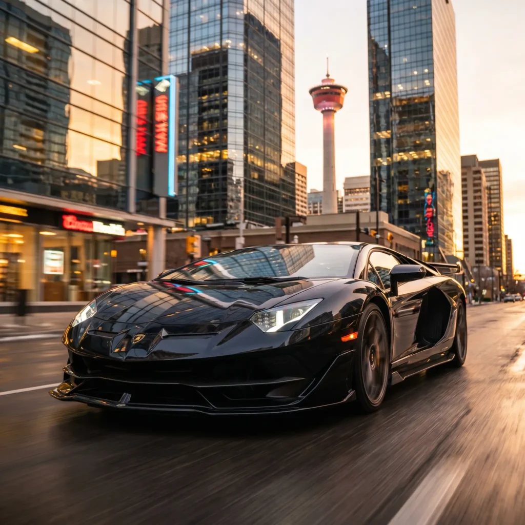 Experience the ultimate thrill with our premium Exotic Car Rental service in Calgary. Take the wheel of elite supercars, from Lamborghinis to Ferraris, and command the streets of Downtown Calgary or the scenic curves of the Canadian Rockies with unmatched self-drive performance.